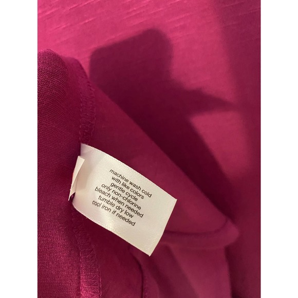 Lane Bryant Swing Collection maroon cold shoulder blouse size 26 28 - Picture 6 of 10